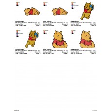 Package 3 Winnie the Pooh 13 Embroidery Designs